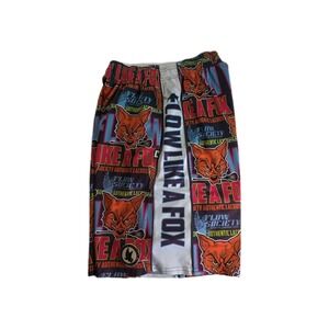 Flow Society Shorts Youth Large L MULTICOLOR FOX LACROSSE POCKETS
